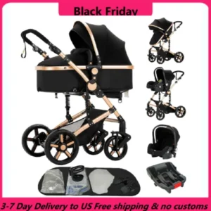 2 in 1 Baby Stroller Convertible to Bassinet