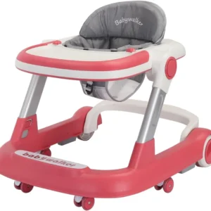 2-in-1 Baby Foldable and Height Adjustable Walker