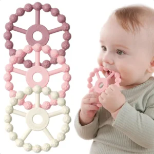 3 Pack Silicone Ring Teether
